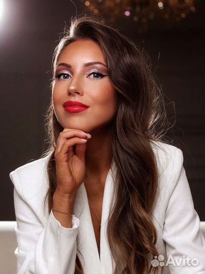 Макияж Прическа Локоны