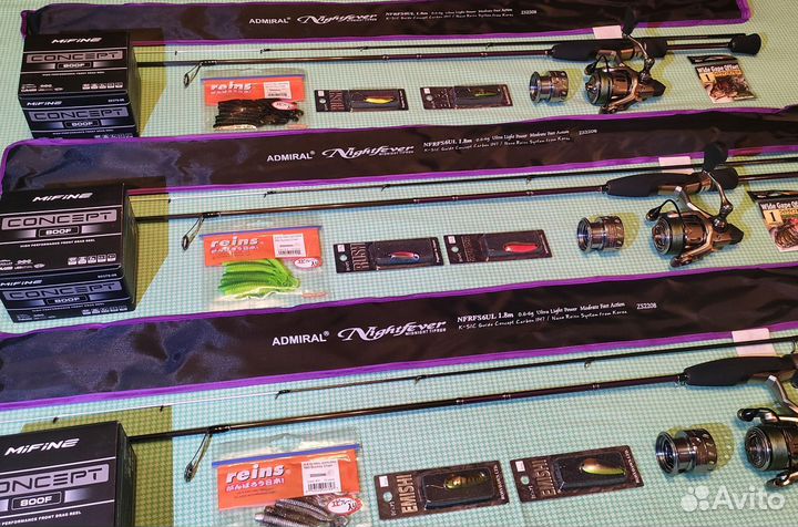 Спиннинг ультралайт в сборе