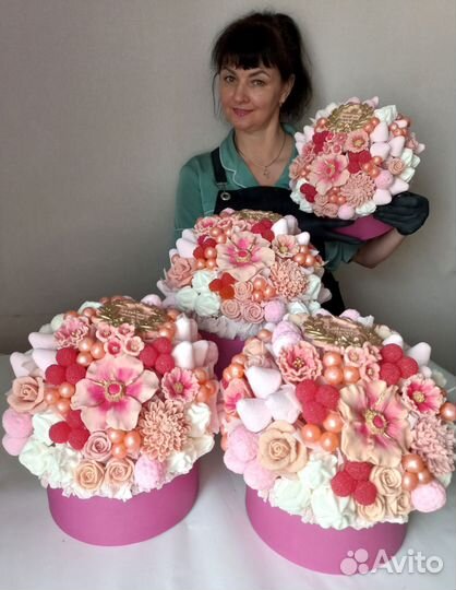 Букет на выпускной для учителя из сухофруктов