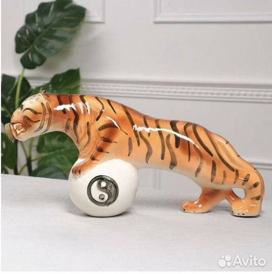 Штоф набор винный тигр 7 предметов 1 литр