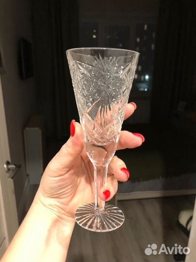 Продам хрустальные фужеры