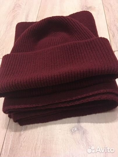 Комплект шапка и шарф женский