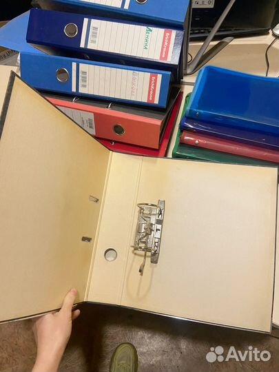 Папки для документов канцелярские бу