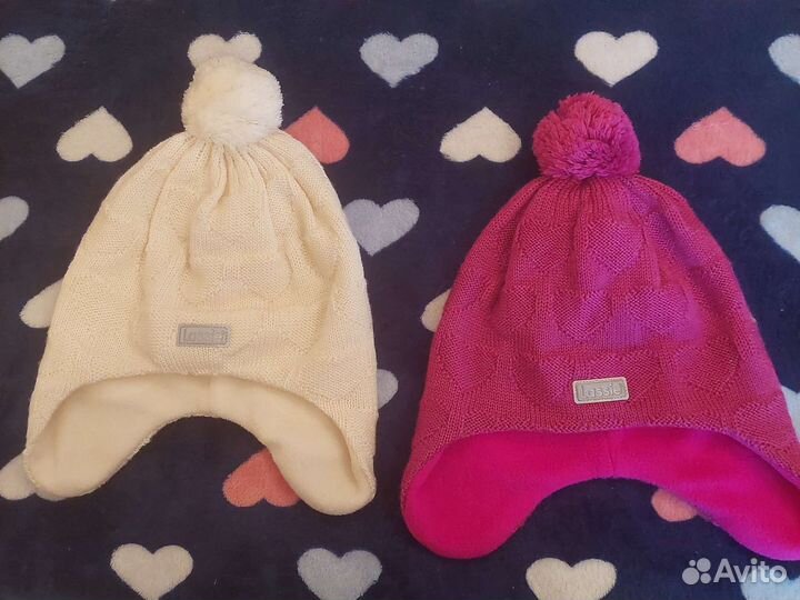 Шапка зимняя для девочки 52 54
