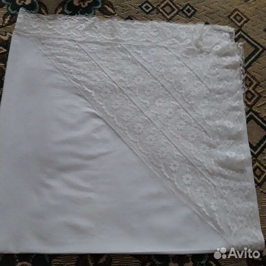 Одеяло детское льняное,уголок б/у на одеяло