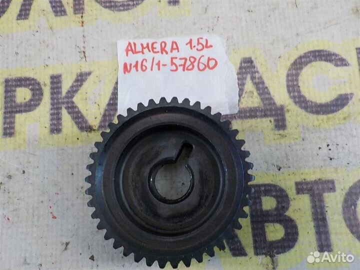 Шестерня (шкив) распредвала Nissan Almera (N16) 2