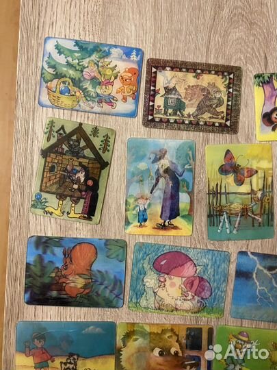 Стерео голографические календарики СССР