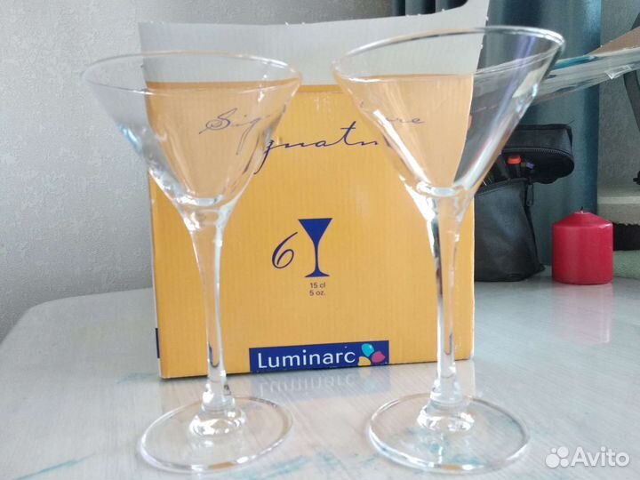 Бокалы для шампанского мартини