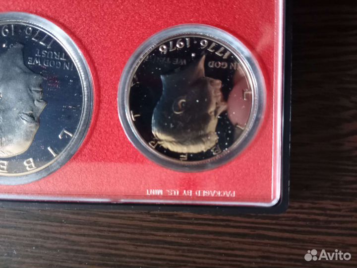 Годовой набор монет США 1976 юбилейный