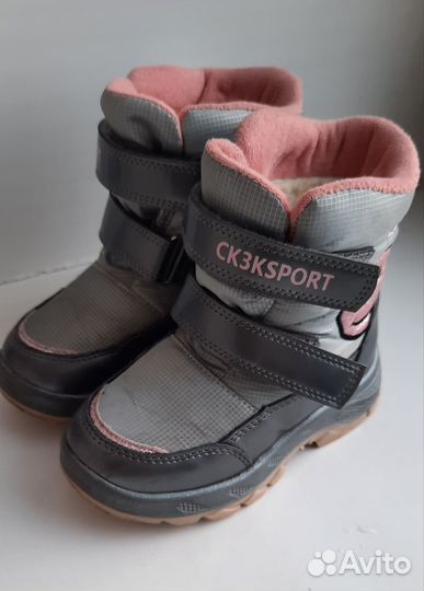Зимние ботинки для девочки 25 размер