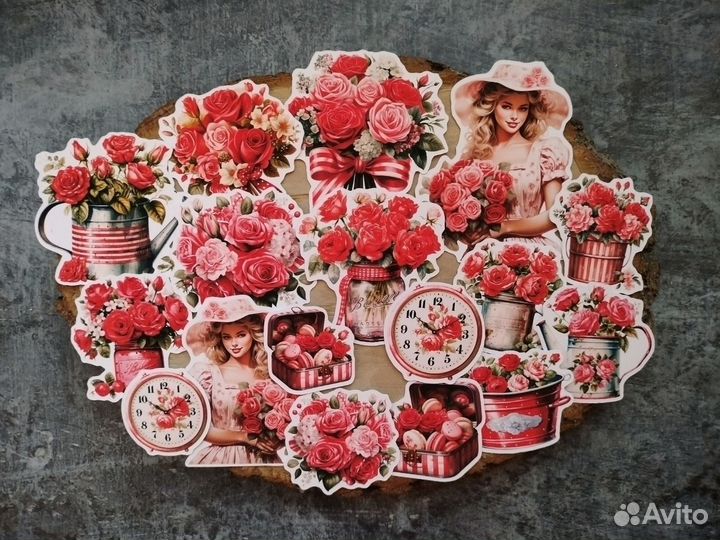 10 разных наборов высечек для скрапбукинга