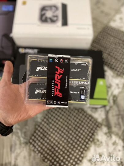 Оперативная память Kingston fury Beast RGB 16 гб