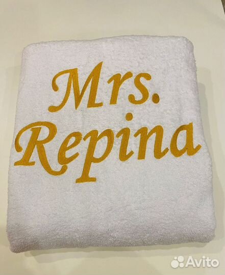 Махровые женские халаты с рисунком ручной работы