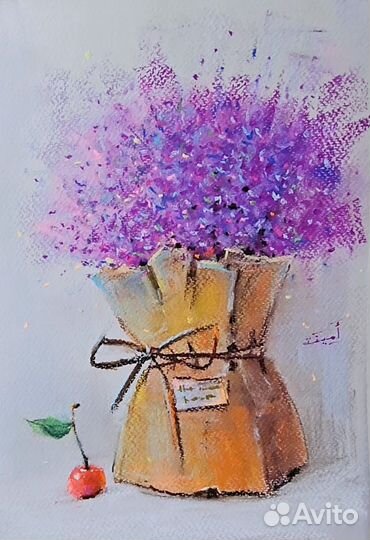 Авторская картина.Пастель 20/ 30см.2023г