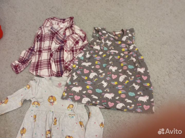 Детские вещи пакетом на девочку 86 брендовые