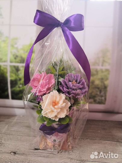 Букет из мыла