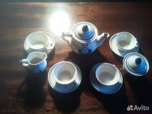 Сервиз чайный детский гжель.СССР