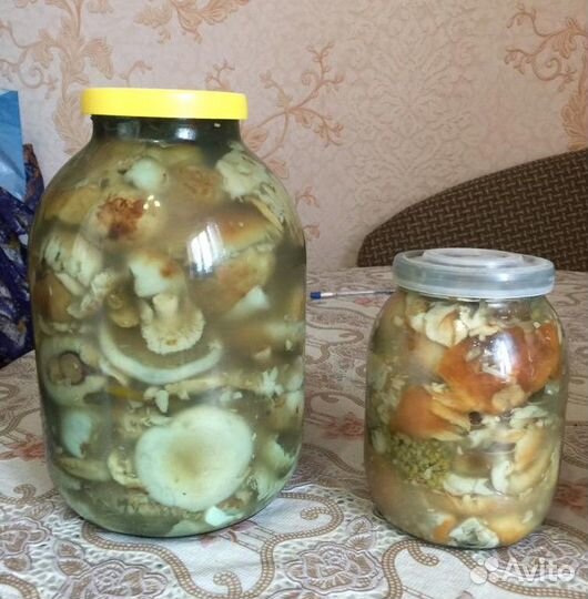Грибы солёные, сушеные