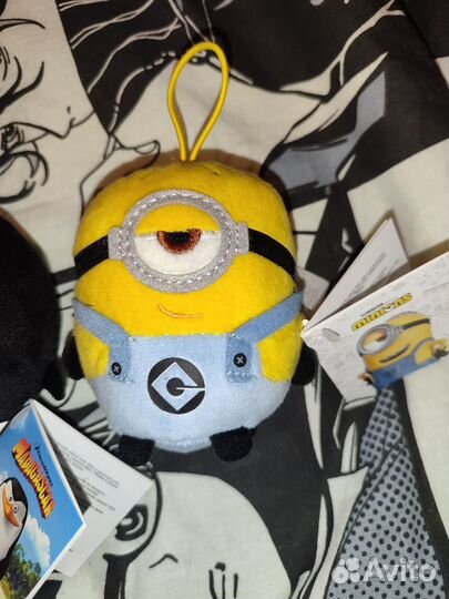 Мягкая игрушка миньон, пингвин из мадагаскара