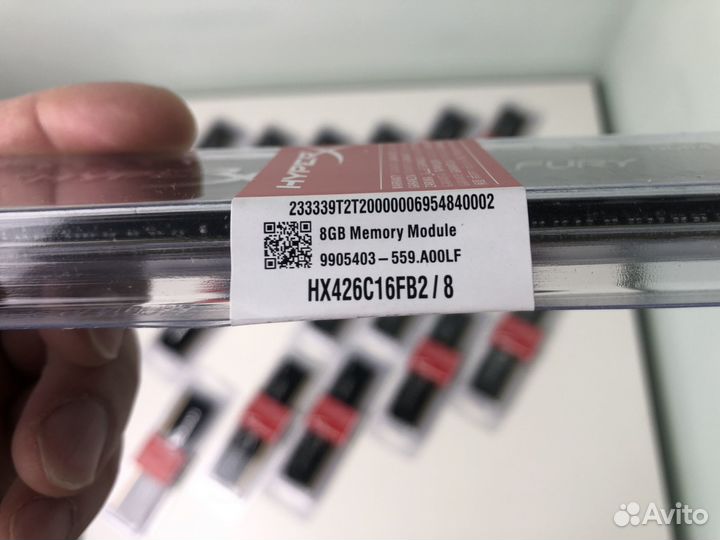 Оперативная память HyperX Fury DDR4 2666mhz