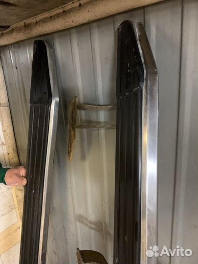 Подножки пороги на kia sportage 3