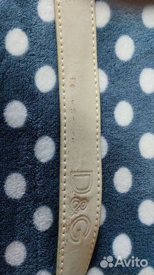 Ремень мужской(белый) D&G