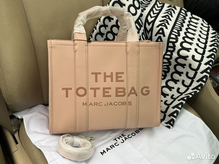 Сумка the tote bag Marc Jacobs leather medium bag