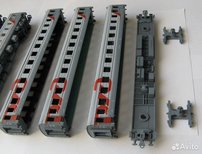 Тт 1/120 Кузова вагонов в раскраске 