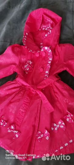 Плащ на девочку 98р