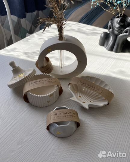 Декор для дома, изделия из гипса, подарок