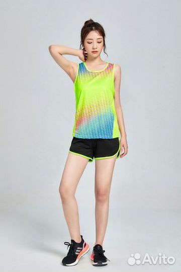 Форма для бега тениса спорта майка шорты