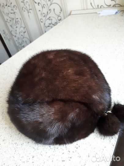 Шапка норковая женская