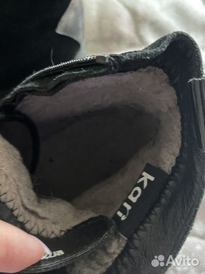 Ботинки зимние для девочки 36 натуральная замша