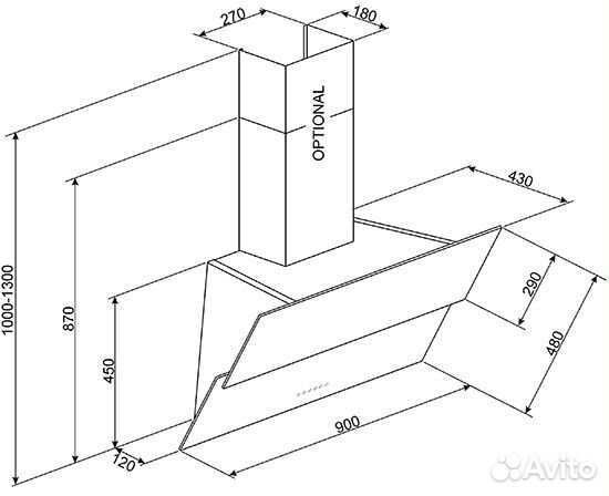 Вытяжка Smeg ksvv90NRA