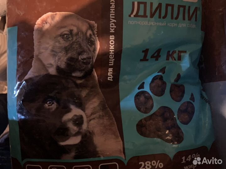 Корм для собак дилли