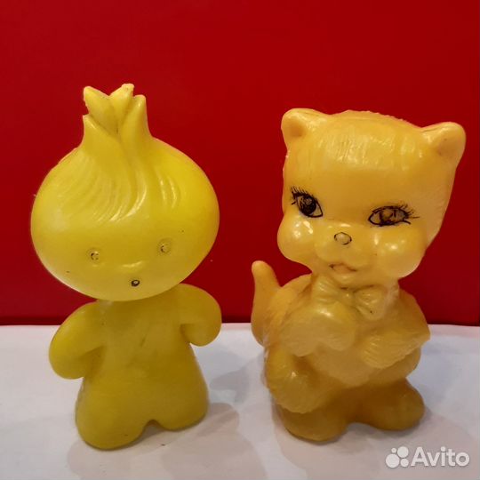 Две большие игрушки-дутыши, времен СССР