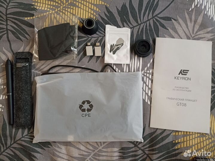 Графический планшет keyron GT08 для рисования