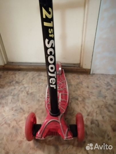 Самокат детский трехколесный бу