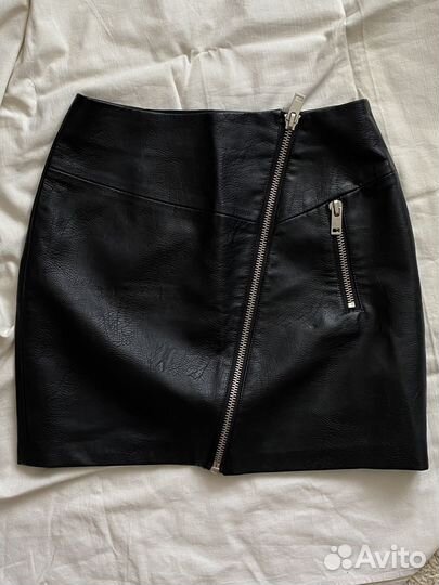 Кожаная юбка