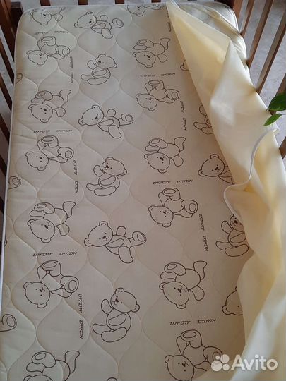 Детская кроватка с продольным маятником Можга