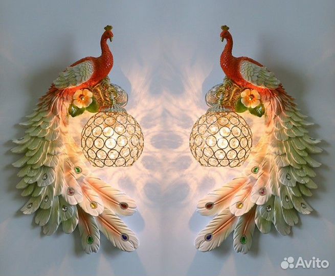 Светильник павлин