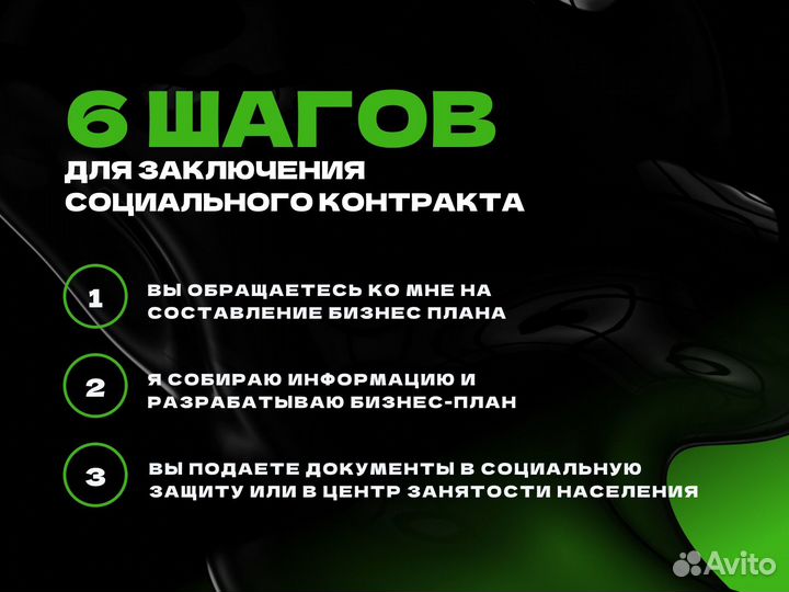 Бизнес план для соцконтракта