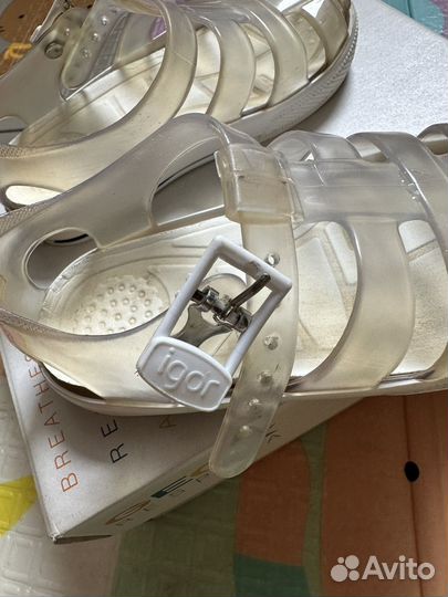 Сандалии igor, 24 размер, белые