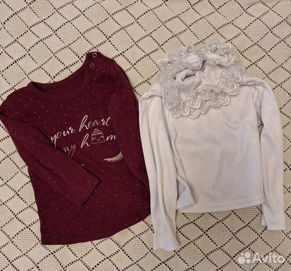 Вещи пакетом на девочку 86 92