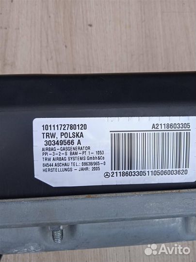 Подушка безопасности пассажира Mercedes Benz W211