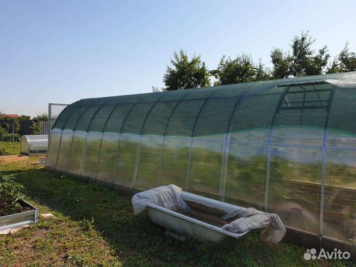 Сетка затеняющая для теплиц, тень от солнца