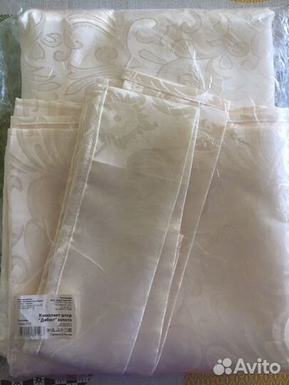 Шторы, органза, скатерть, держатель для штор