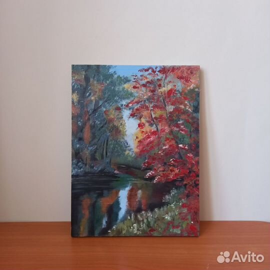 Картина маслом Пейзаж Осень