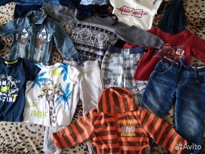 Пакет одежды для мальчика на 3-4 года 98, 104, 110