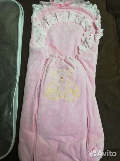 Конверт на выписку+платье на годик